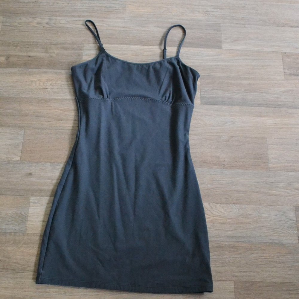 Spanx Black Bodycon Slip Slimming Little Black Dress Size XL